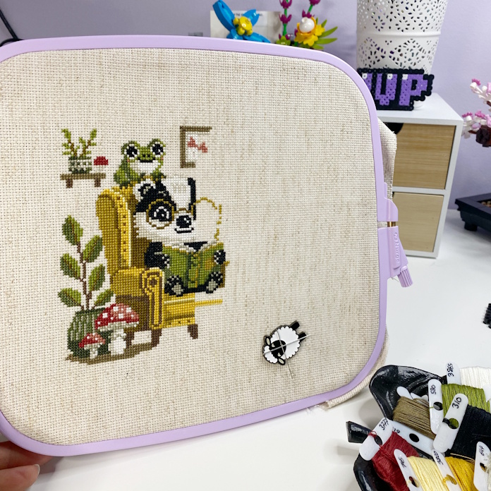 cross stitch WIP from Nathnolu