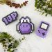 Pixel-Perfect Purple Perler Projects – Gameboy, Level Up & Yoshi Coaster